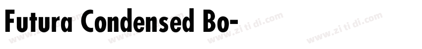 Futura Condensed Bo字体转换 Futura Condensed Bo字体转换